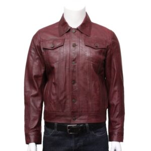 Leather Shirt for men