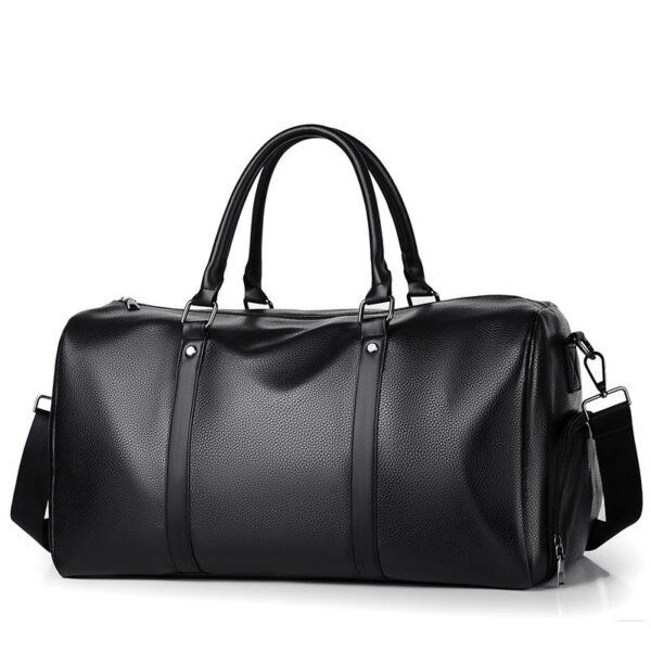 pu leather duffle bag