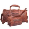 Duffle Bag with soft leather