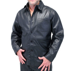 Genuine Leather T Shirt