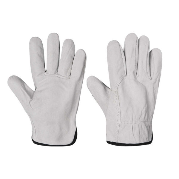 Men Construction Work Leather Gloves