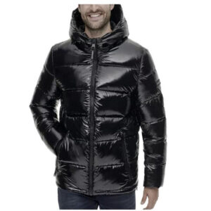 Customized Men's Shiny Puffer Jackets